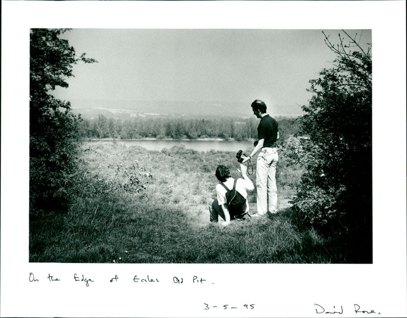 On the Edge of Wales as Pit - Vintage Photograph