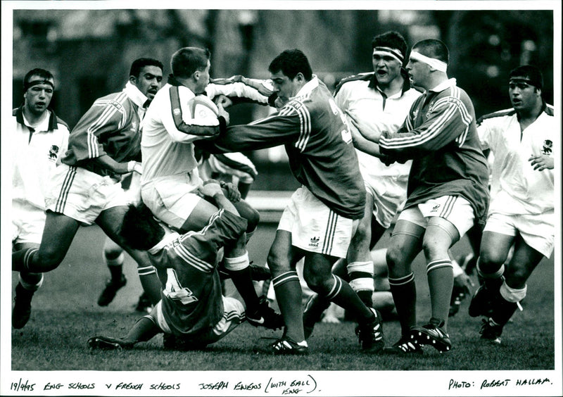 Eng Schools v French Schools - Vintage Photograph