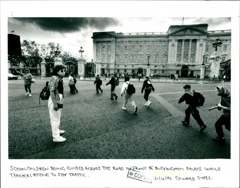 Buckingham Palace - Vintage Photograph