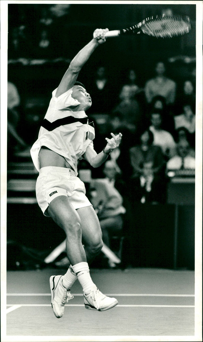 Michael Chang, Tennis player. - Vintage Photograph