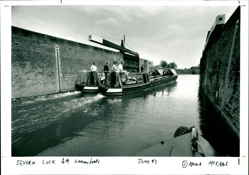 Severn Lock - Vintage Photograph