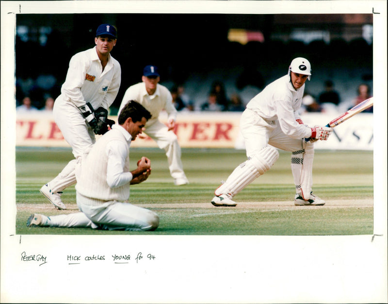 Graeme Hick - Vintage Photograph