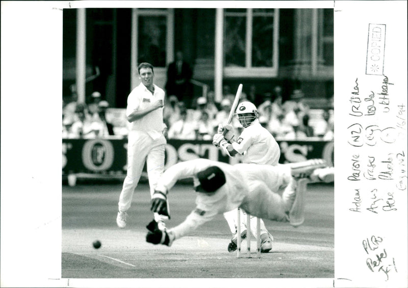 Cricket Game - Vintage Photograph