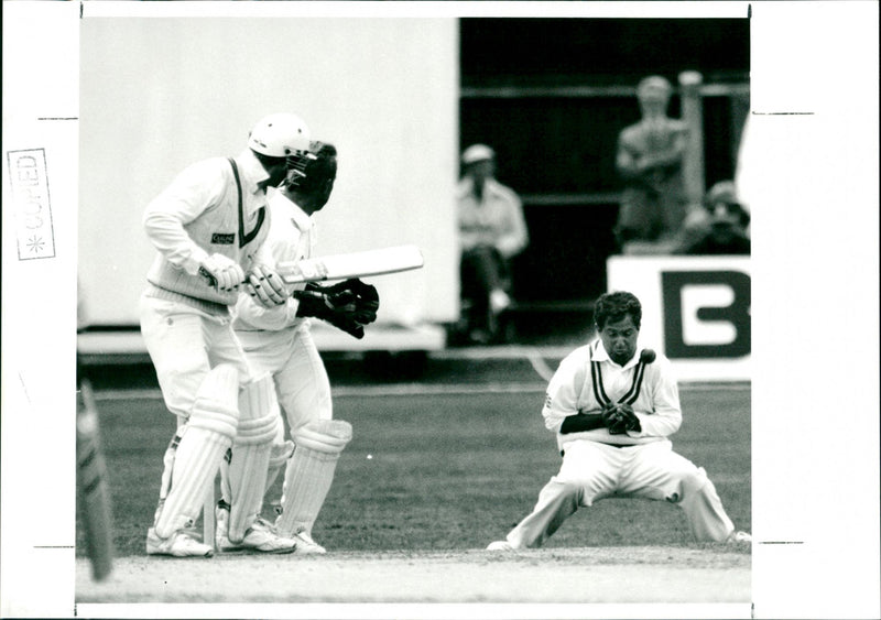 Cricket Players - Vintage Photograph