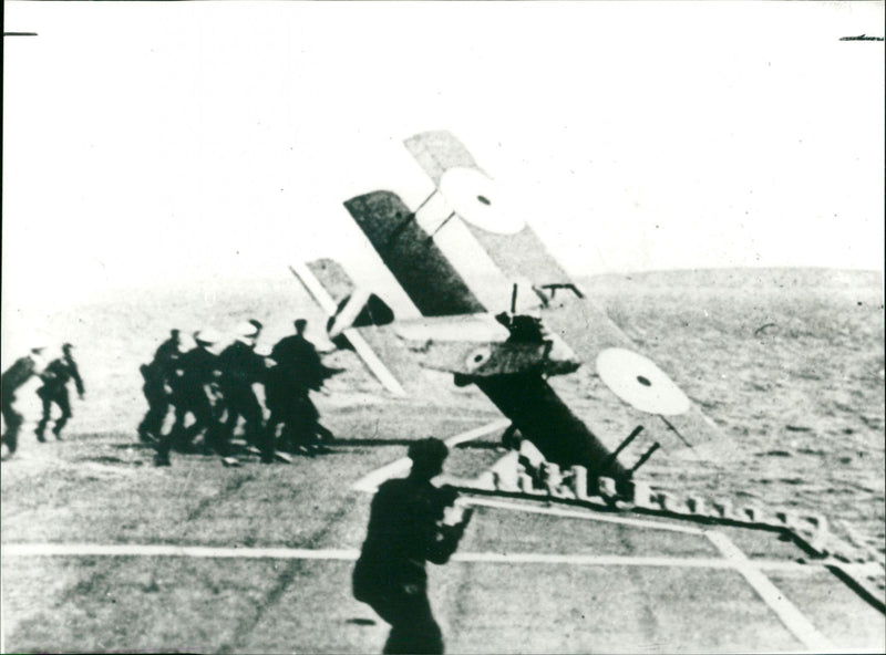 Pilot Pioneer's Fatal Crash - Vintage Photograph