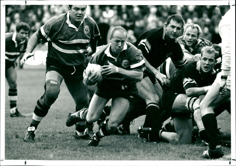 Football Game - Vintage Photograph