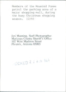 Mounted Posse Patrol - Vintage Photograph