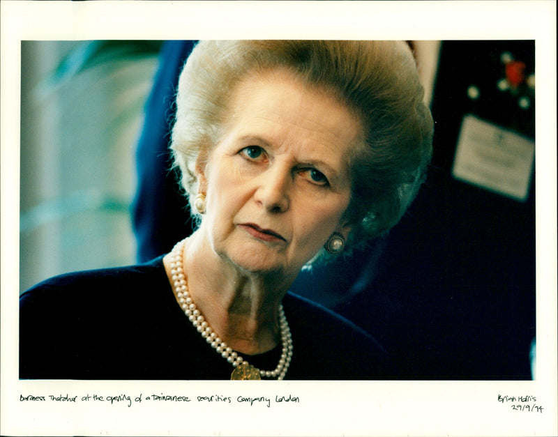 Margaret Thatcher - Vintage Photograph