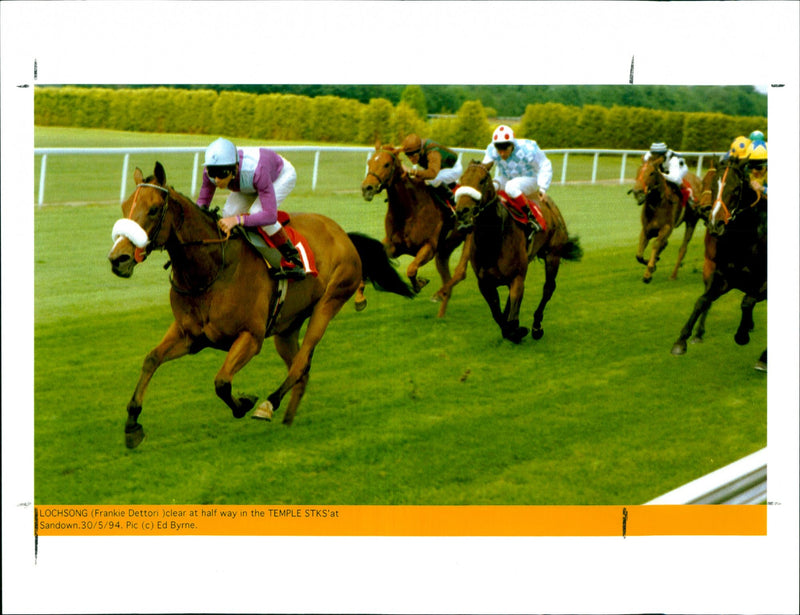 Lochsong (Frankie Dettori) - Vintage Photograph