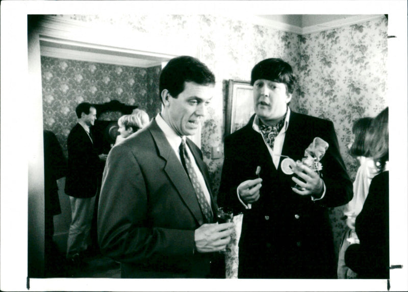 Hugh Laurie & Stephen Fry - Vintage Photograph