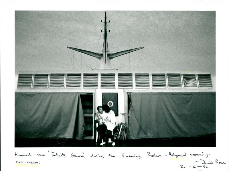 Ferry Fishguard - Vintage Photograph