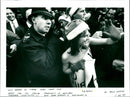 CD 74 fure ' ATHER GO NARED 744 AN FUR PROTEST THE ETHICAL TREATMENT OF ANIMALS - Vintage Photograph