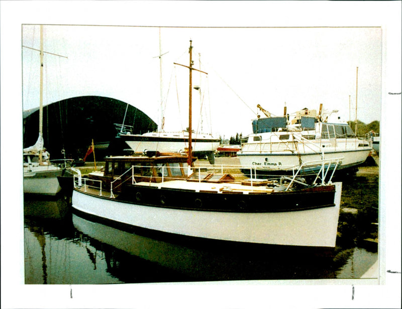 Boatyard - Vintage Photograph