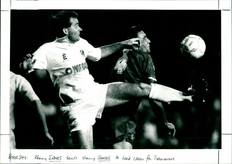 Kenny Irons beats Vinny Jones - Vintage Photograph