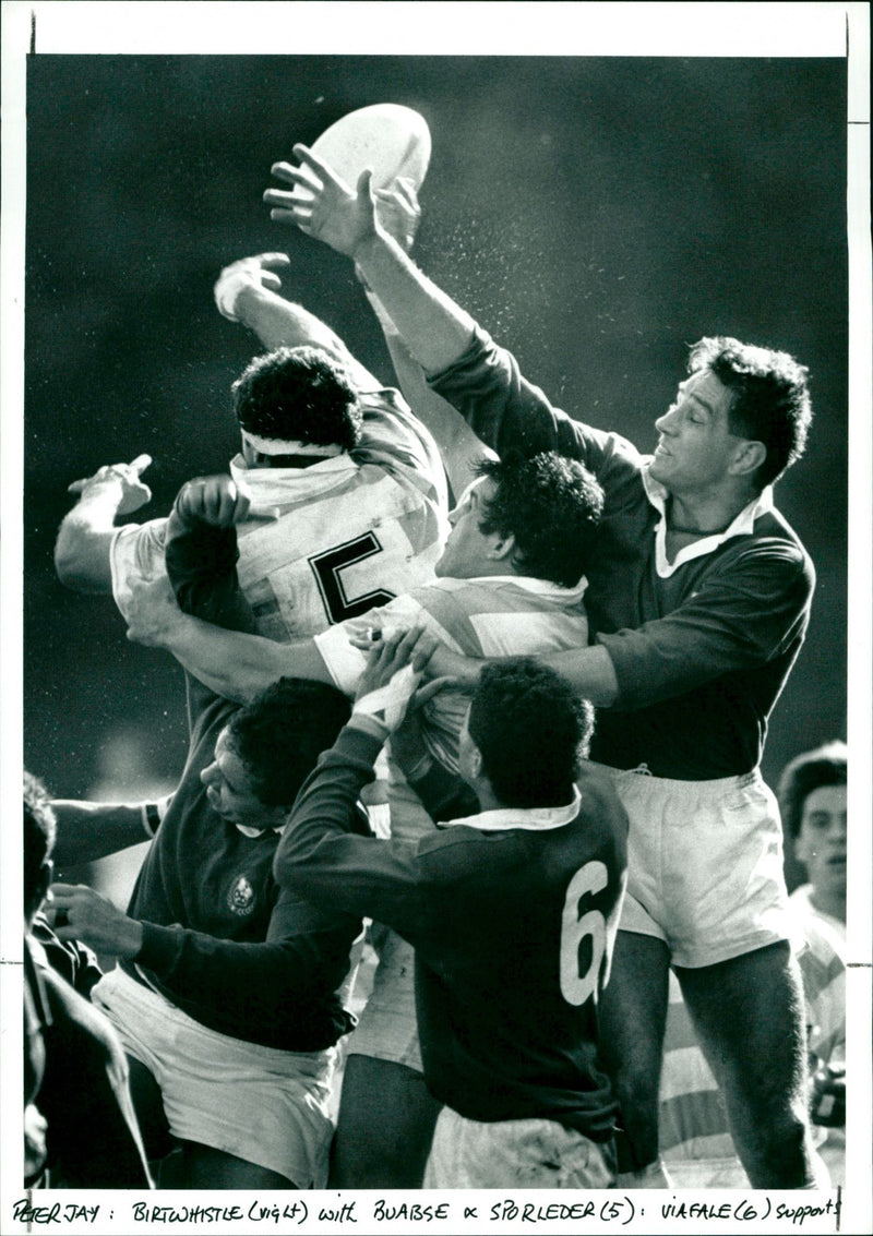 Rugby World Cup, Western Samoa v Argentina - Vintage Photograph