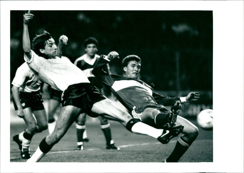 Football Game - Vintage Photograph