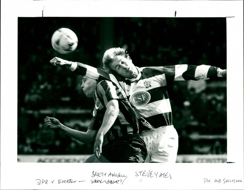 Brett Angell and Steve Yates - Vintage Photograph