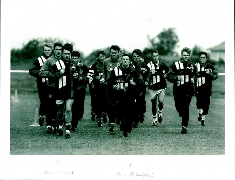 Eddie McGoldrick and Alan McLoughlin - Vintage Photograph