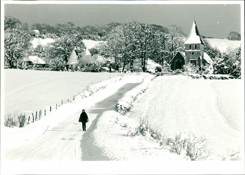 Winter - Vintage Photograph