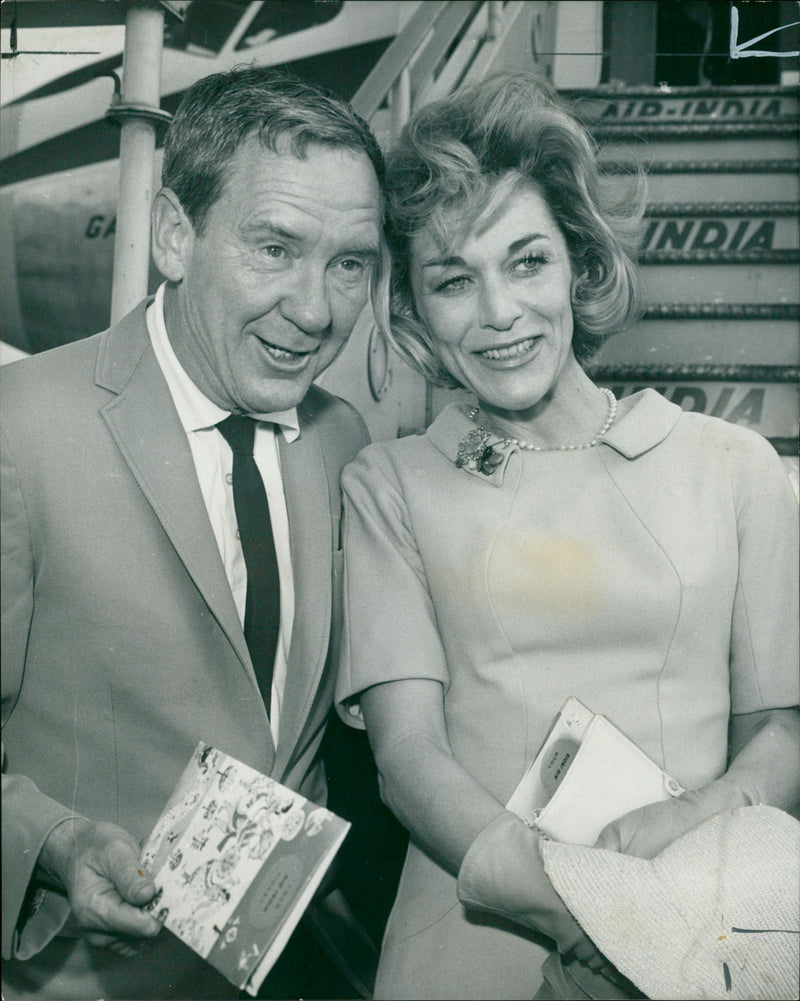 Burgess Meredith and Nan Martin - Vintage Photograph