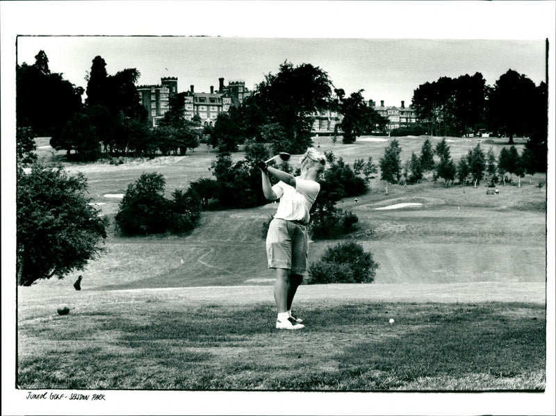 Junior Golf -Selsdon Park. - Vintage Photograph