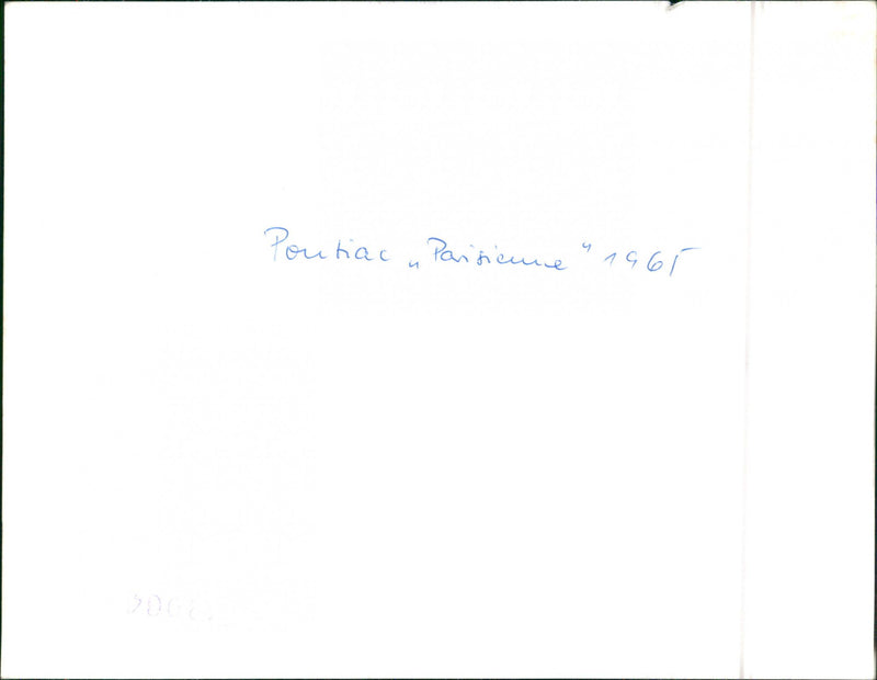 Pontiac Parisienne 1965 - Vintage Photograph