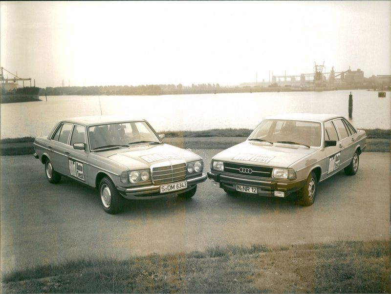 Mercedes-Benz and Audi - Vintage Photograph
