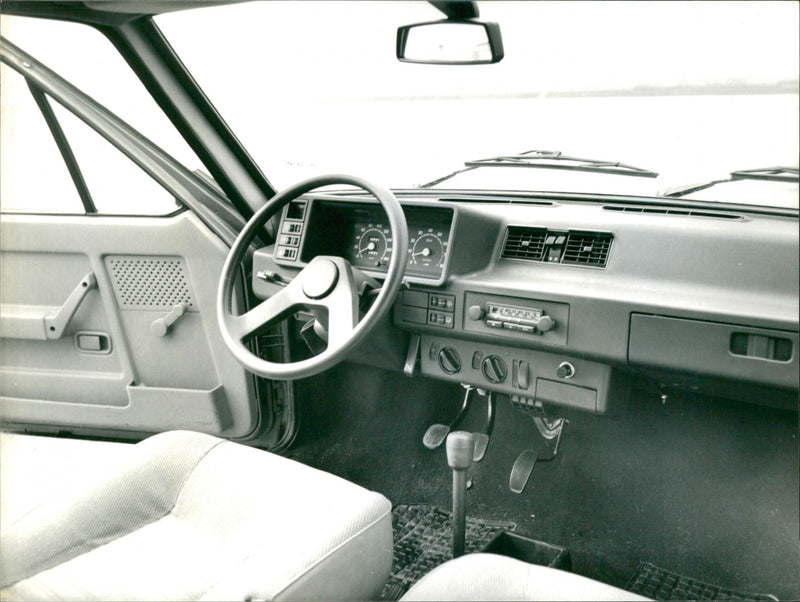 Fiat Ritmo dashboard - Vintage Photograph