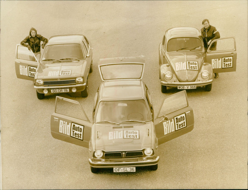 Mixed Cars Varius - Vintage Photograph