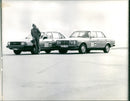 Audi and Mercedes-Benz - Vintage Photograph
