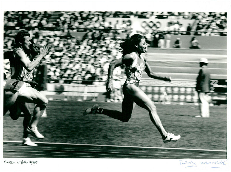 Florence Griffith-Joyner - Vintage Photograph