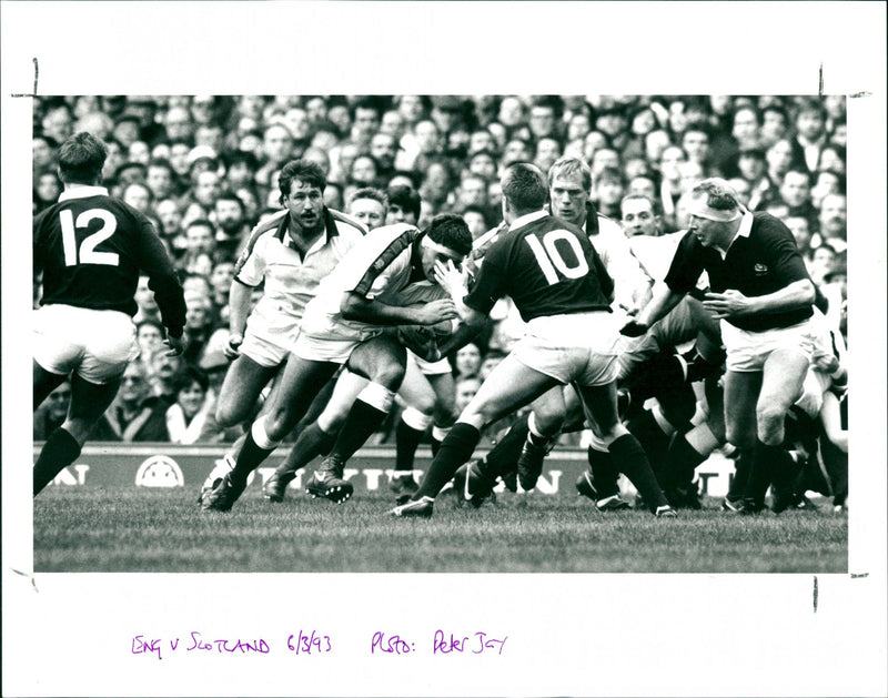 England v Scotland - Vintage Photograph