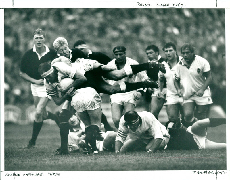 Rugby World Cup '91 - Vintage Photograph