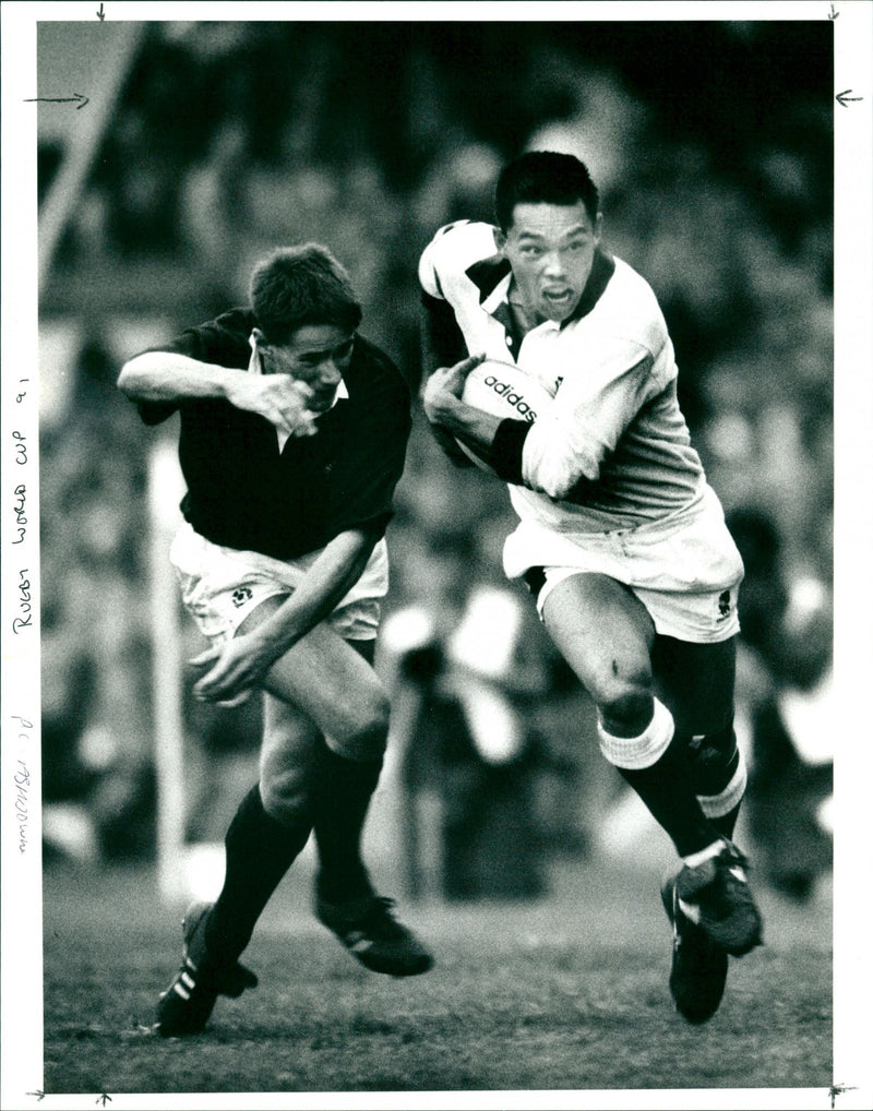 Rugby World Cup '91 - Vintage Photograph