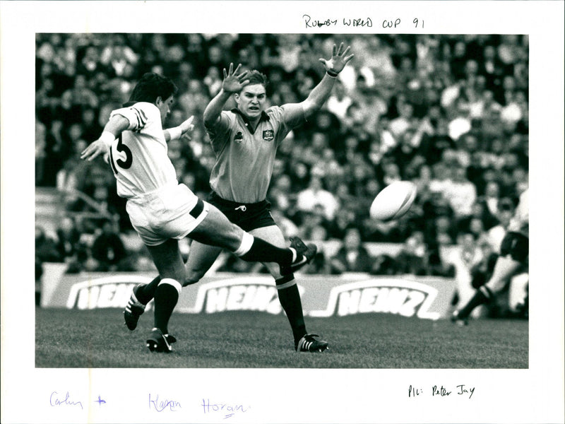 Rugby World Cup 91 - Vintage Photograph
