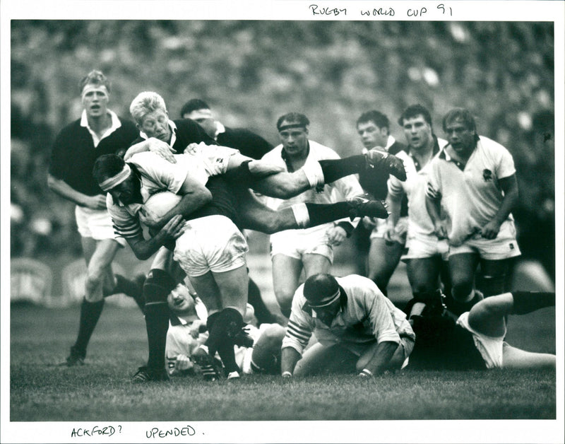Rugby World Cup 91 - Vintage Photograph