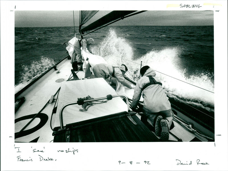 Sailing - Vintage Photograph