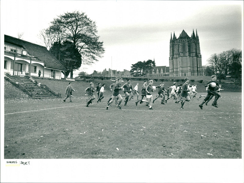 School Sport - Vintage Photograph