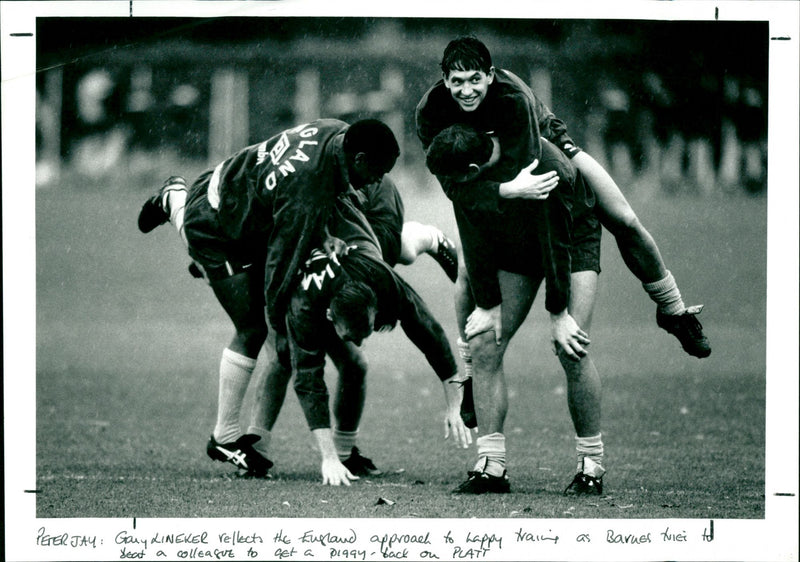 Gary Lineker - Vintage Photograph