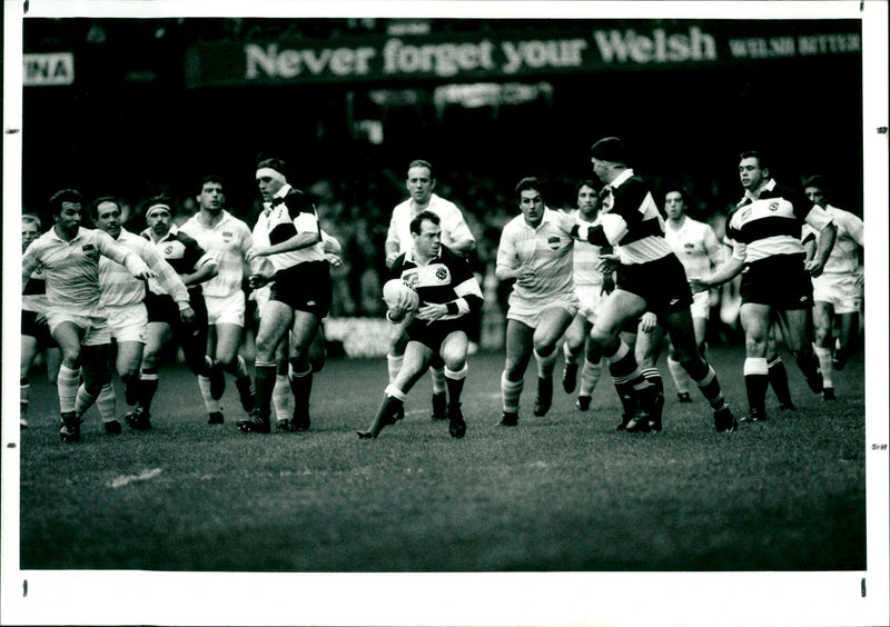 Rugby Game - Vintage Photograph
