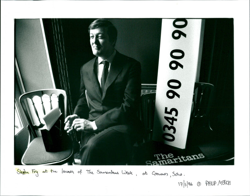 Stephen Fry - Vintage Photograph