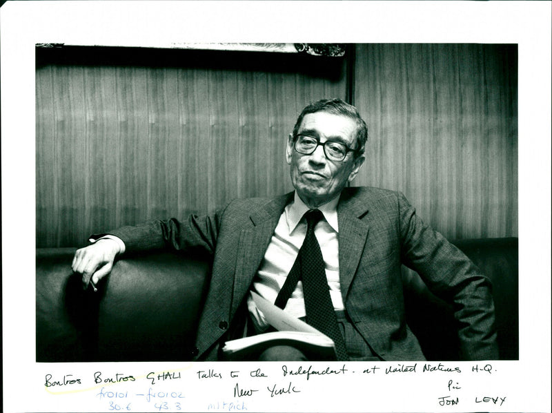 Boutros Boutros Ghali - Vintage Photograph