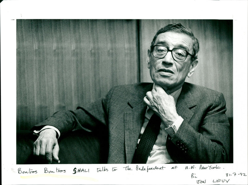 Boutros Boutros-Ghali - Vintage Photograph