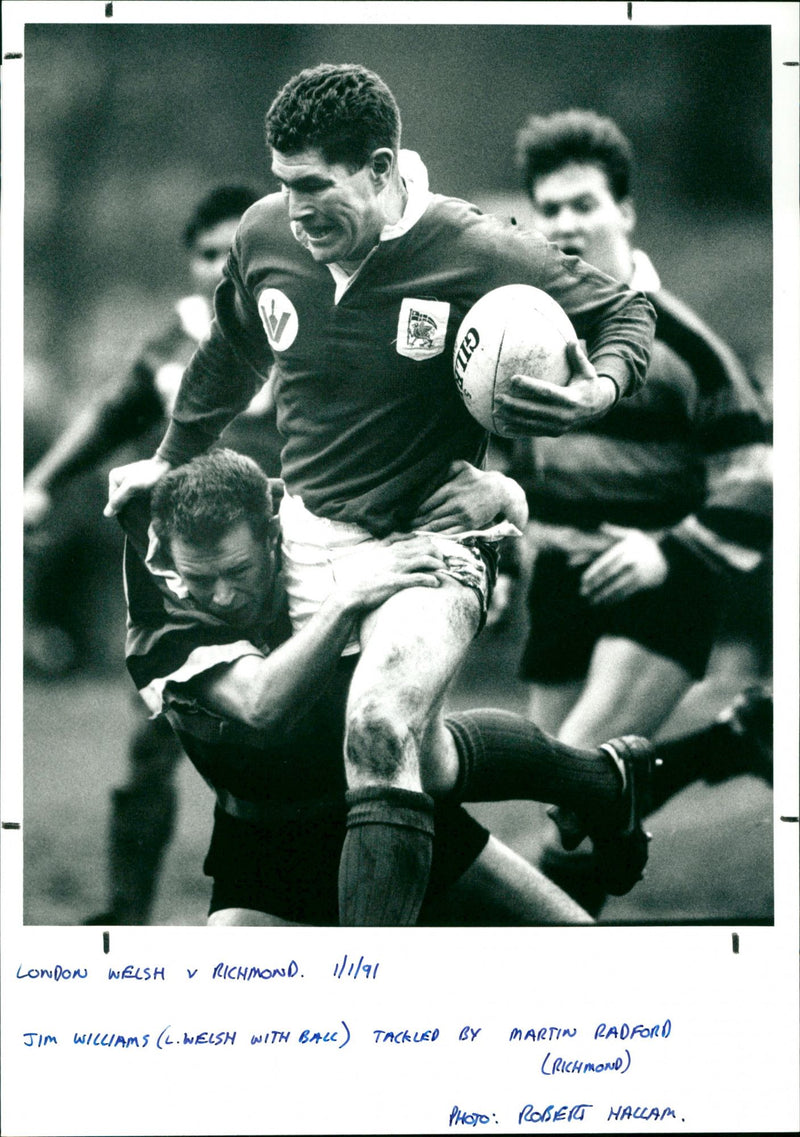 London Welsh v Richmond - Vintage Photograph