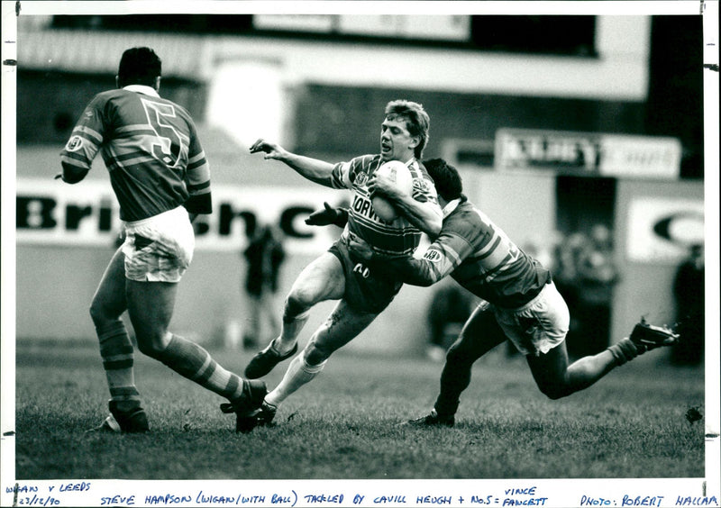 Wigan v Leeds - Vintage Photograph