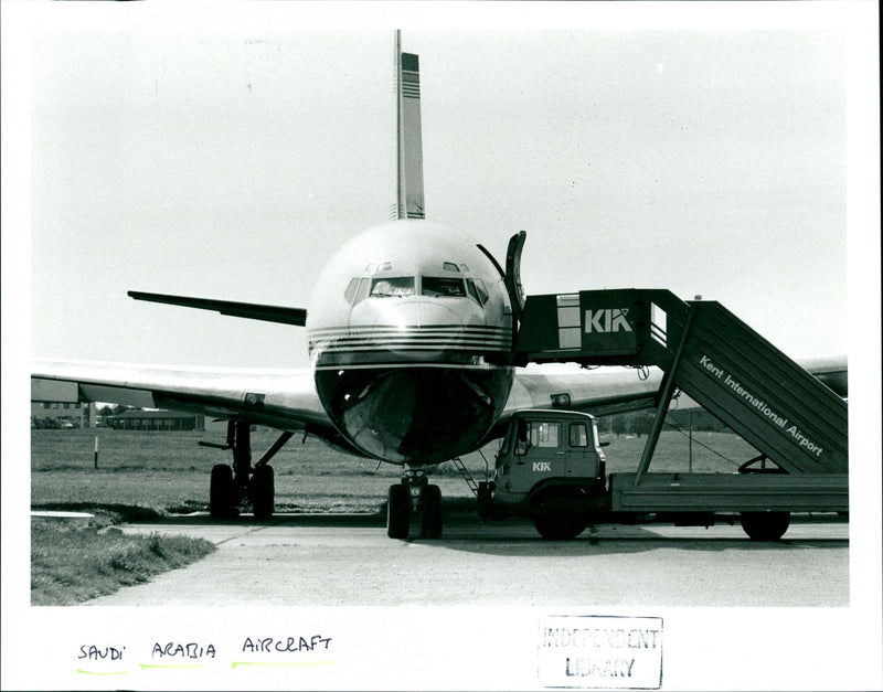 Saudi Arabia Aircraft - Vintage Photograph