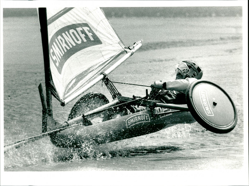 Sandsurfing - Vintage Photograph