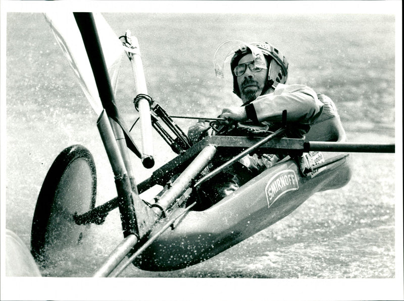 Sandsurfing - Vintage Photograph