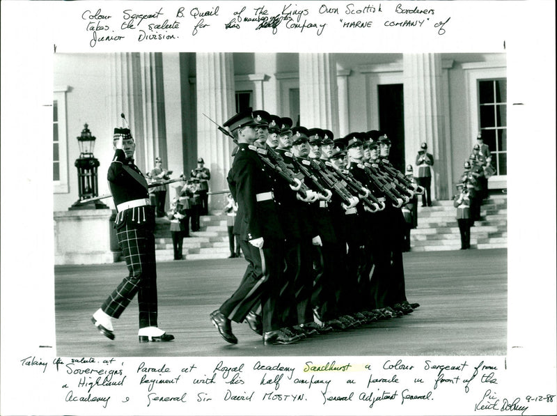 Sandhurst Parade - Vintage Photograph