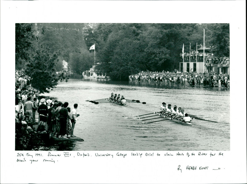 Rowing - Vintage Photograph